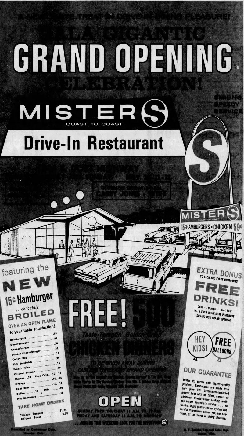 Misters Drive-In - Nov 19 1964 Article